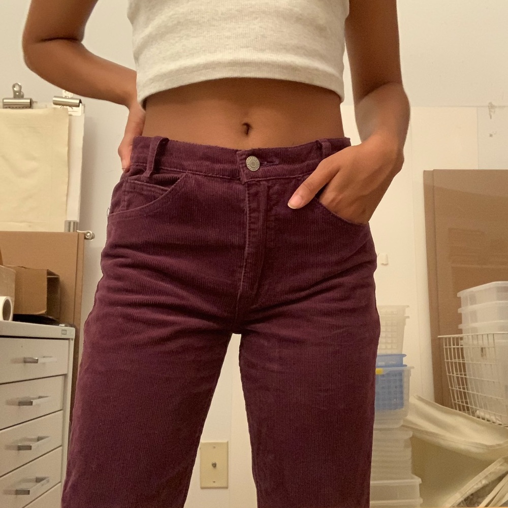 Brandy Melville Bootcut Purple Cords